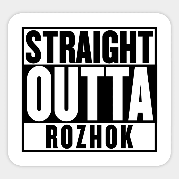 STRAIGHT OUTTA ROZHOK Sticker by mangobanana